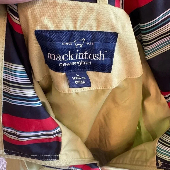 Mackintosh Women's Green Spring Jacket Large Removable Hood Packable Travel - Picture 9 of 11